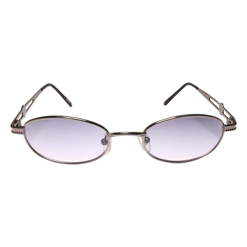 90s Y2K Classic Look with Genuine Vintage Rectangle Gunmetal Stylish Sunglasses